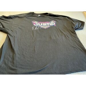 Jammin Jimmy Gustin‎ Racing T-Shirt Dirt Track Graphic Black 2XL Racing